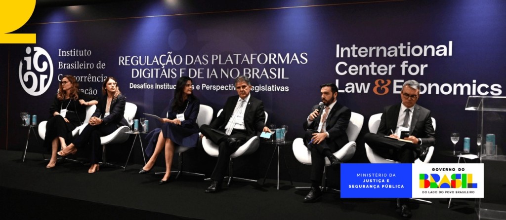 MJSP participa de seminário sobre regulação de IA e plataformas digitais no Brasil