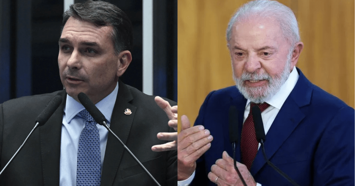 Veritá: Flávio venceria Lula no 2º turno por 42,8% a 38,4%