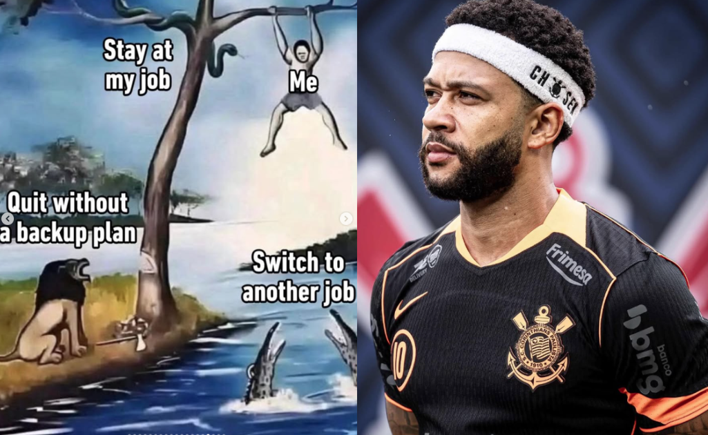 Postagem “enigmática” de Memphis divide torcida do Corinthians nas redes