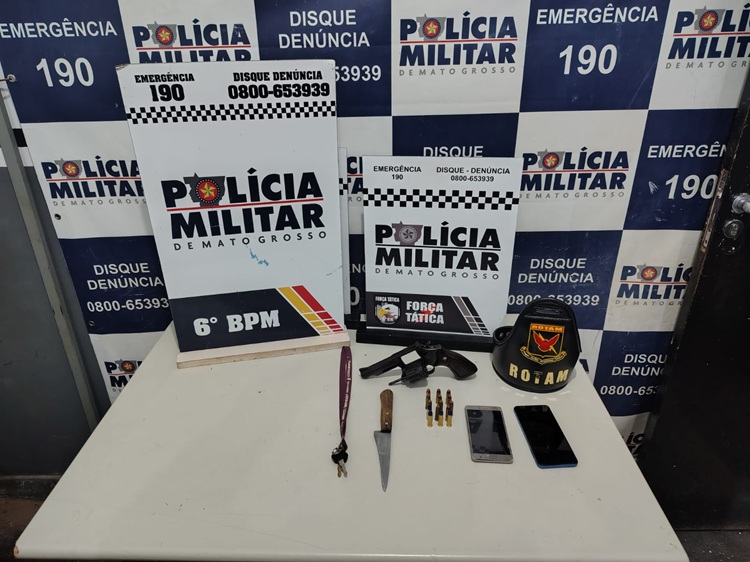 Suspeitos de homicídios são detidos com arma e munições