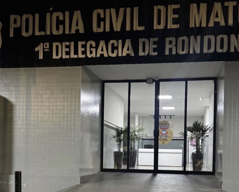 Filho atinge rosto da mãe, ingere água sanitária após surto e acaba detido em Rondonópolis