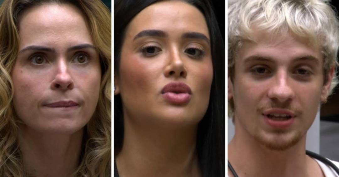 Enquete BBB 26: Quem sai no paredão entre Ana Paula, Jordana e Juliano?