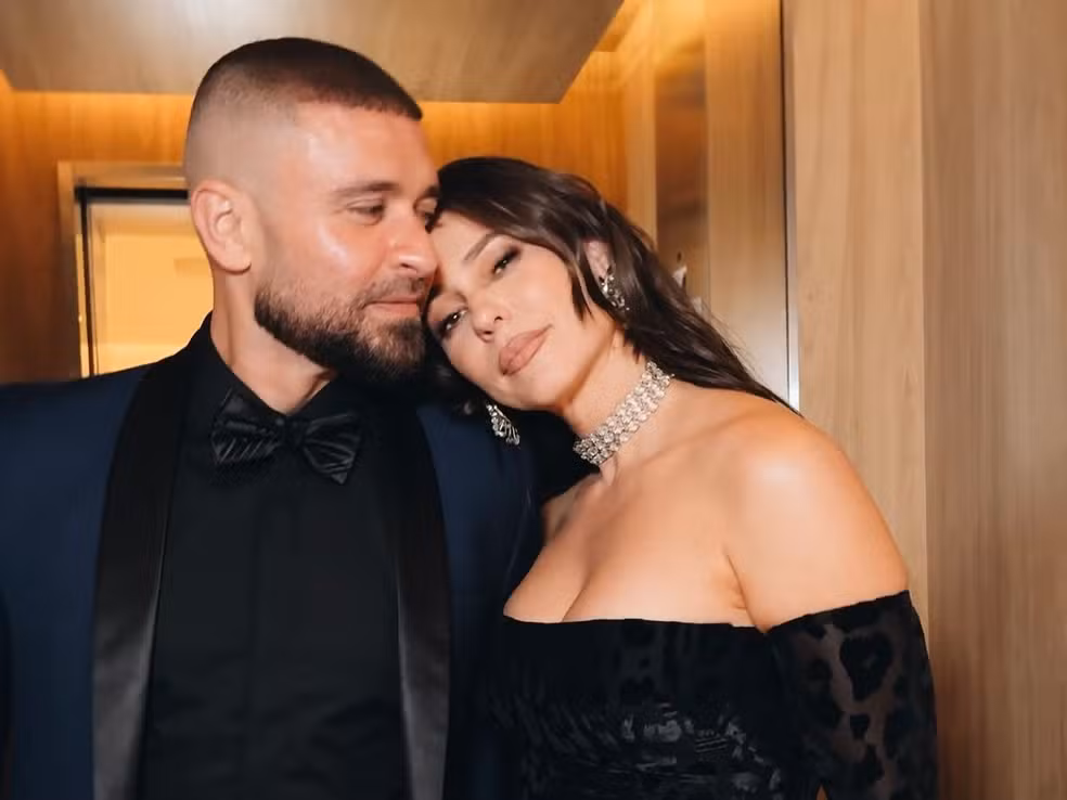 A mensagem – fofa e direta – de Diogo Nogueira para Paolla Oliveira