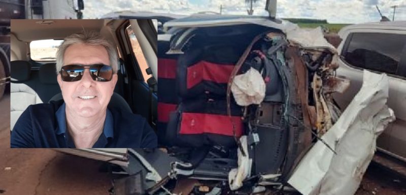 Irmão de prefeito morre em grave acidente entre ranger e carro em MT
