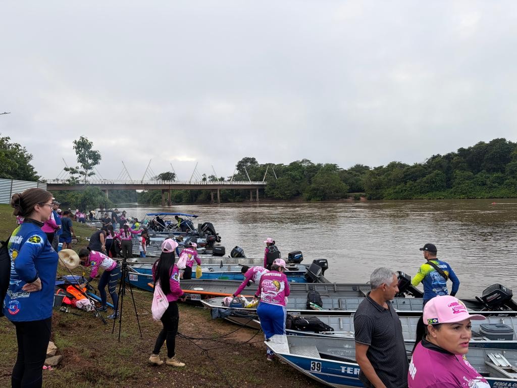 Competição feminina marca nova etapa do Festival de Pesca de Barra do Bugres