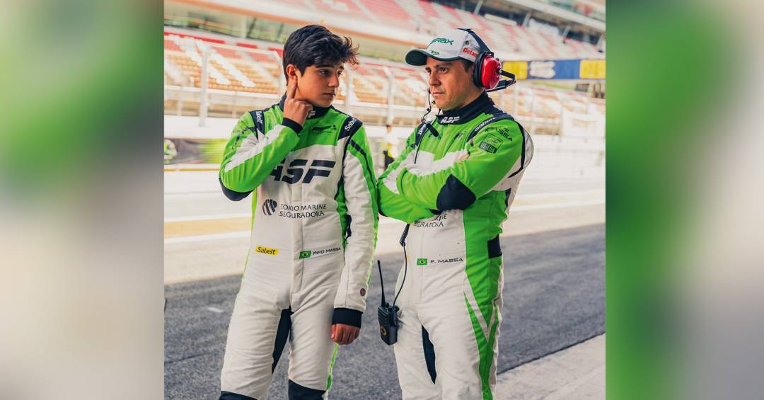 Os passos de filho de Felipe Massa no automobilismo