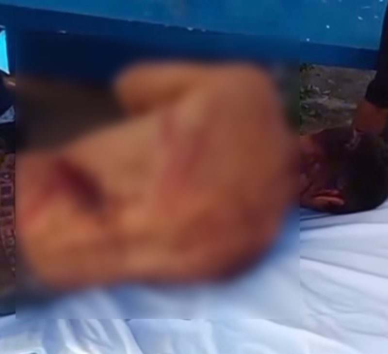 Homem é torturado com golpes de madeira e facão após briga envolvendo drogas em MT; imagens chocam