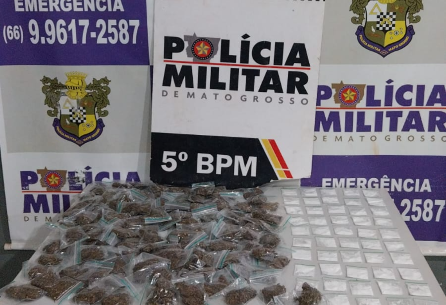 Polícia Militar apreende drogas, prende suspeito e reforça papel da Justiça no combate ao crime em Tesouro