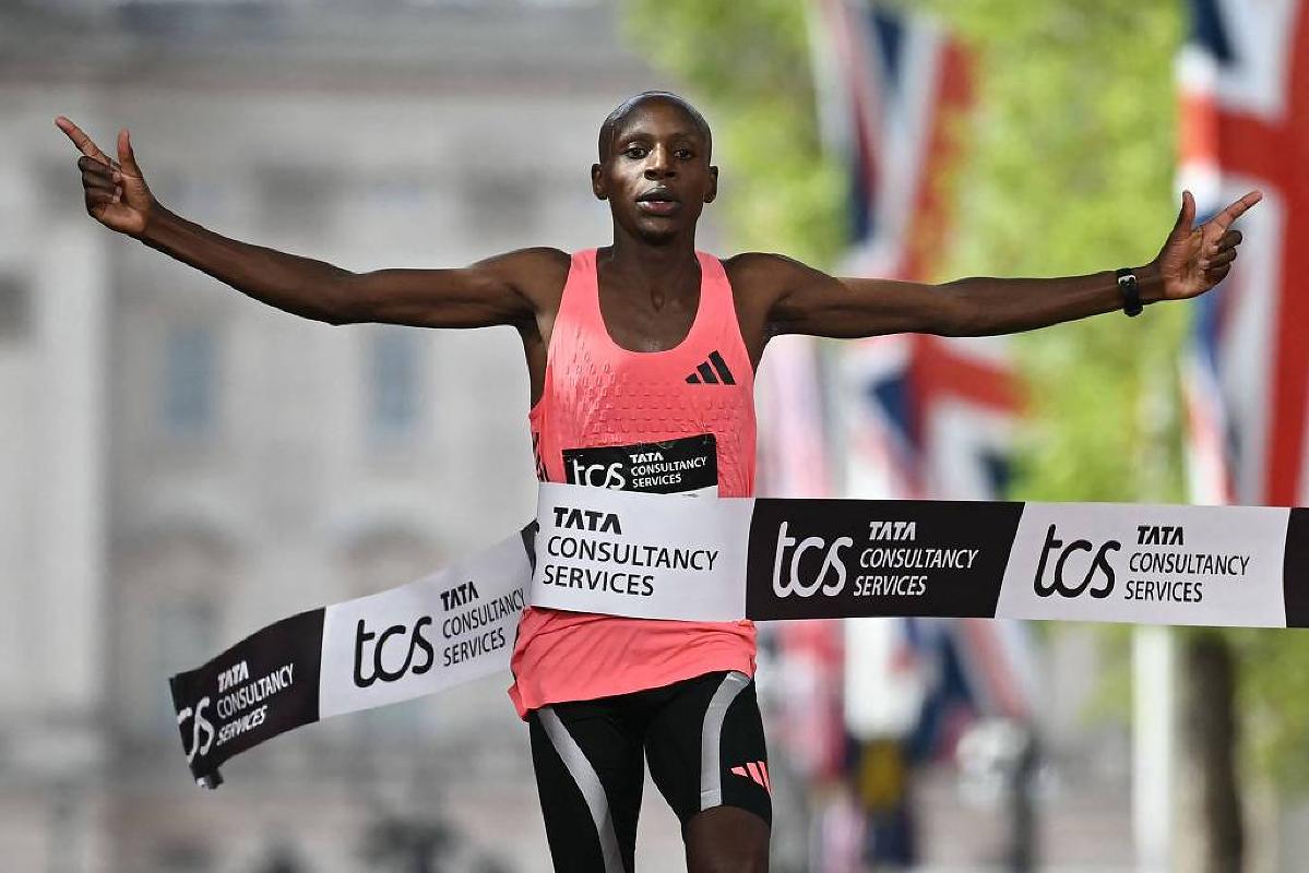 Sabastian Sawe completa Maratona de Londres abaixo das duas horas e faz história
