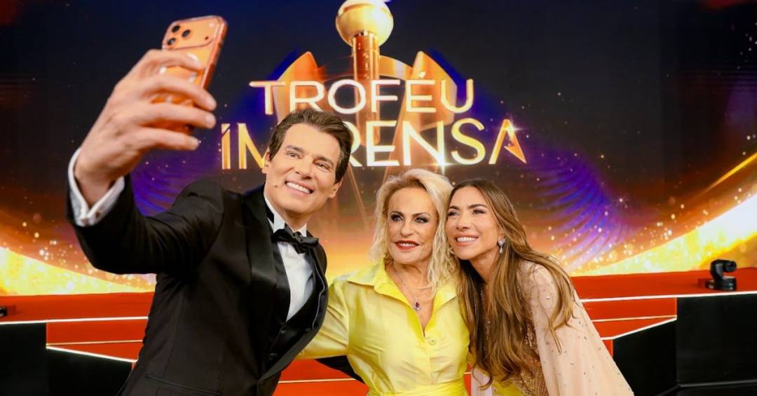 Ana Maria Braga faz apelo a emissoras no Troféu Imprensa